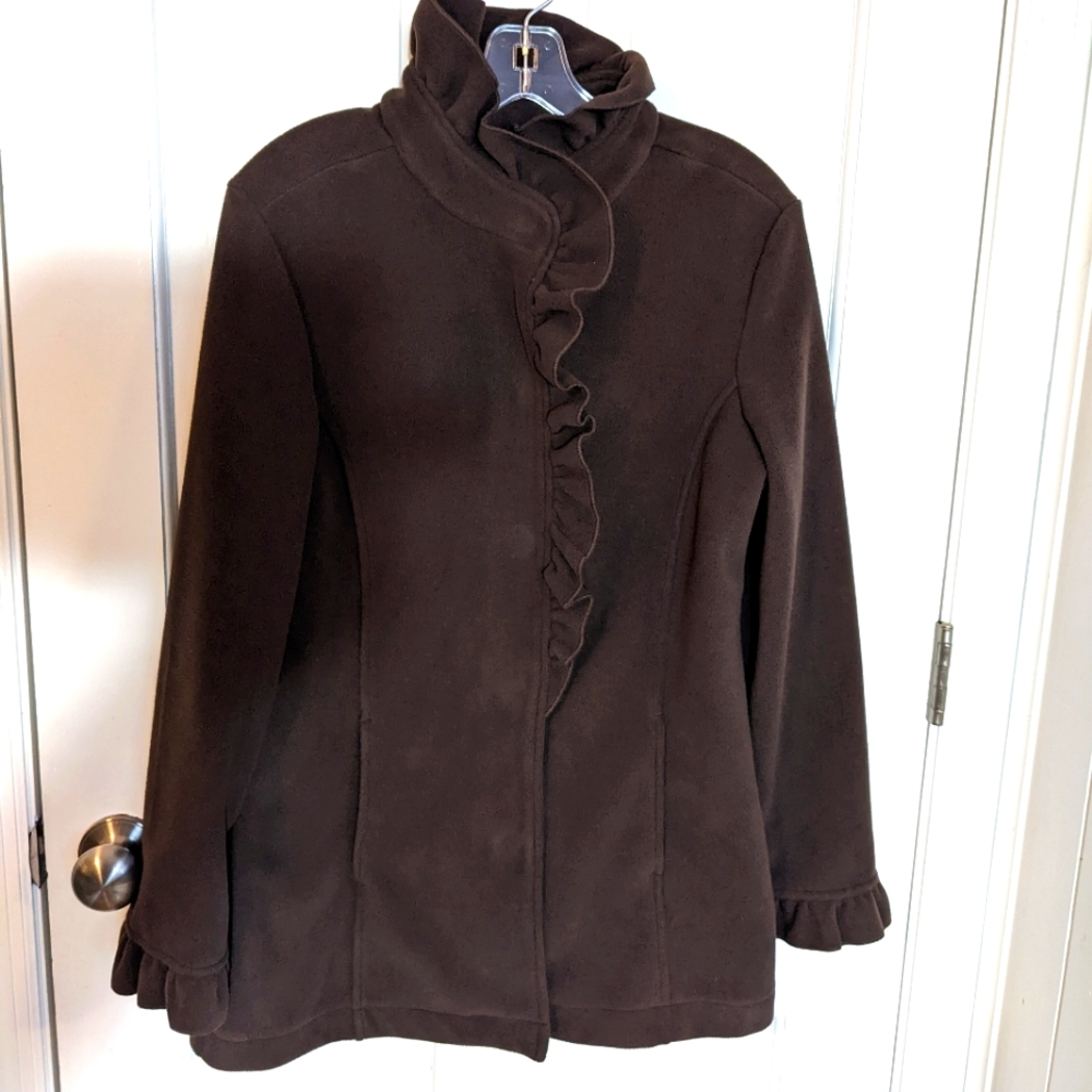 Women's Eivissa Fleece, medium,  brown lightweight fashionable jacket